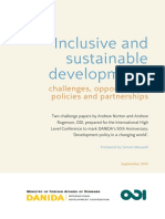 Inclusive and Sustainable Development:: Challenges, Opportunities, Policies and Partnerships
