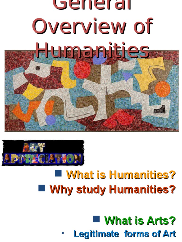 Overview of Humanities Humanities Paintings