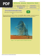 Parabolic Dish Reflector