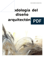 Metodologia Del Diseno Arquitectonico