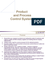 Creating Product and Process Control Systems