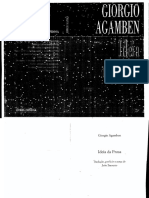 Giorgio Agamben - Ideia Da Prosa PDF