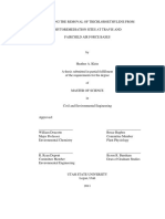 1. Measuring the Removal of Trichloroethylene From Phytoremediation