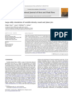 Foysi, Mellado, Sarkar - Large-eddy Simulation of Variable-Density Round and Plane Jets (2010)