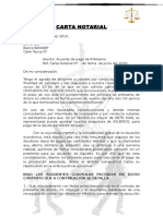 Carta Notarial Exigiendo Suma de Dinero Adeudada - Angel Parra h