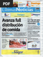 Últimas Noticias Vargas Domingo 26 de Junio de 2016 | PDF
