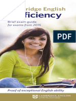 Cpe Proficiency Leaflet