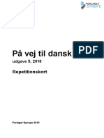 Paa Vej Til Dansk Repetitionskort Udg 5