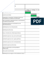 Cronograma Extrusora Laboratorial - Projeto