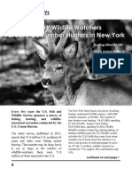 Aawny-2015-Summer - Wildlife Watchers Outnumber Hunters in New York
