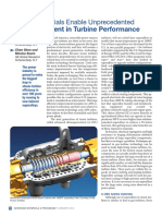New Materials Enable Unprecedent Improvement in Turbine Performance