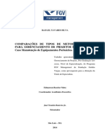 COMPARAÇÕES DE TIPOS DE METODOLOGIA ÁGIL PARA GERENCIAMENTO DE PROJETOS DE SOFTWARE