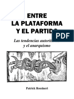 Entre La Plataforma y El Partido, de Patrick Rossineri PDF