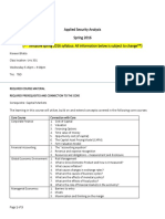 Applied Security Analysis II (Bhatia) SP2016