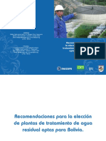 Recomendaciones para la elecciónde plantas de tratamiento de aguaresidual aptas para Bolivia.pdf