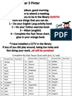 Basic Past Tense Rules