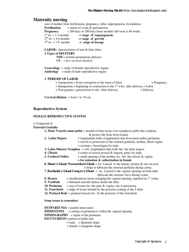 Ob Maternity | PDF | Childbirth | Menstrual Cycle