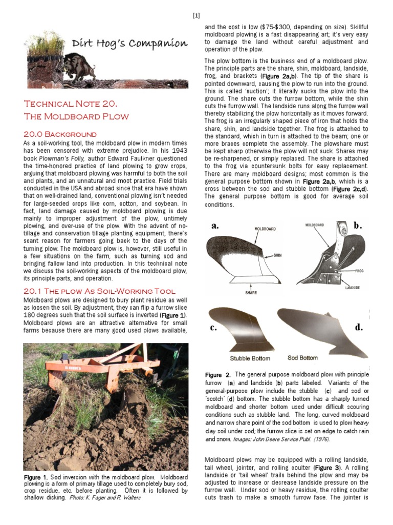 Moldboard Plow Plough Tillage