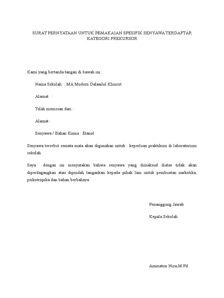 Contoh Surat Izin Menggunakan Laboratorium Untuk Penelitian Bagi Contoh Surat