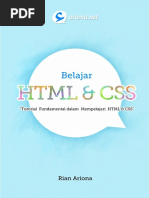 Download Belajar HTML Dan CSS  by Sigit Hari Pranoto SN316808098 doc pdf