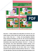 Poster Makanan Bayi