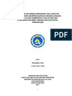 Pphl;Uts;Artikel Pengelolaan Benda Berharga Asal Muatan Kapal Tenggelam Berdasarkan Undang-undang Pengelolaan Sumberdaya Kelautan Dan Perikanan Dan Bmkt (Benda Muatan Kapal Tenggelam)