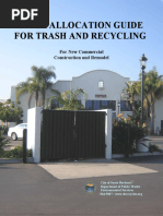 Trash and Recycling Space Allocation Guide