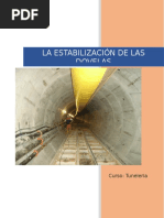 La Estabilización de Las Dovelas en TBM