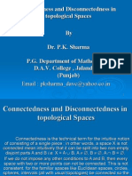 Extension Lectures (Connectedness and Disconnectedness in Topological Spaces)