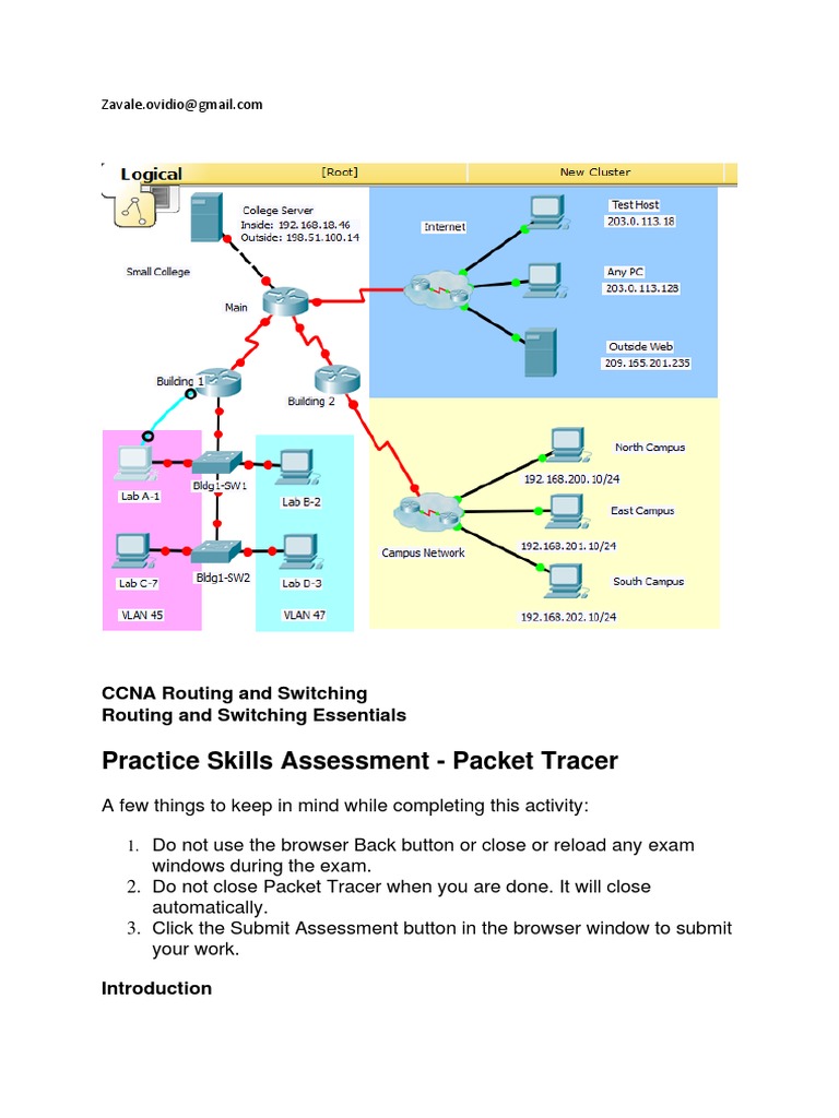 RSE Final Practice PT | PDF | Computer Network | Router (Computing)