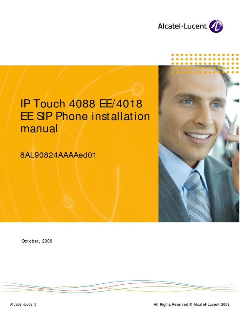 Alcatel IPTouchSIPphonesinstallation | PDF | Session Initiation ...