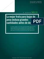 La fruta ideal para bajar de peso.