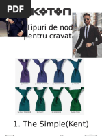 Tipuri de Nod Pentru Cravata