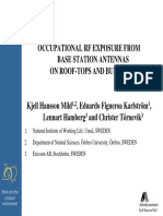 Occupational RF Exposure From Base Station Antennas On Roof-Tops and Buildings