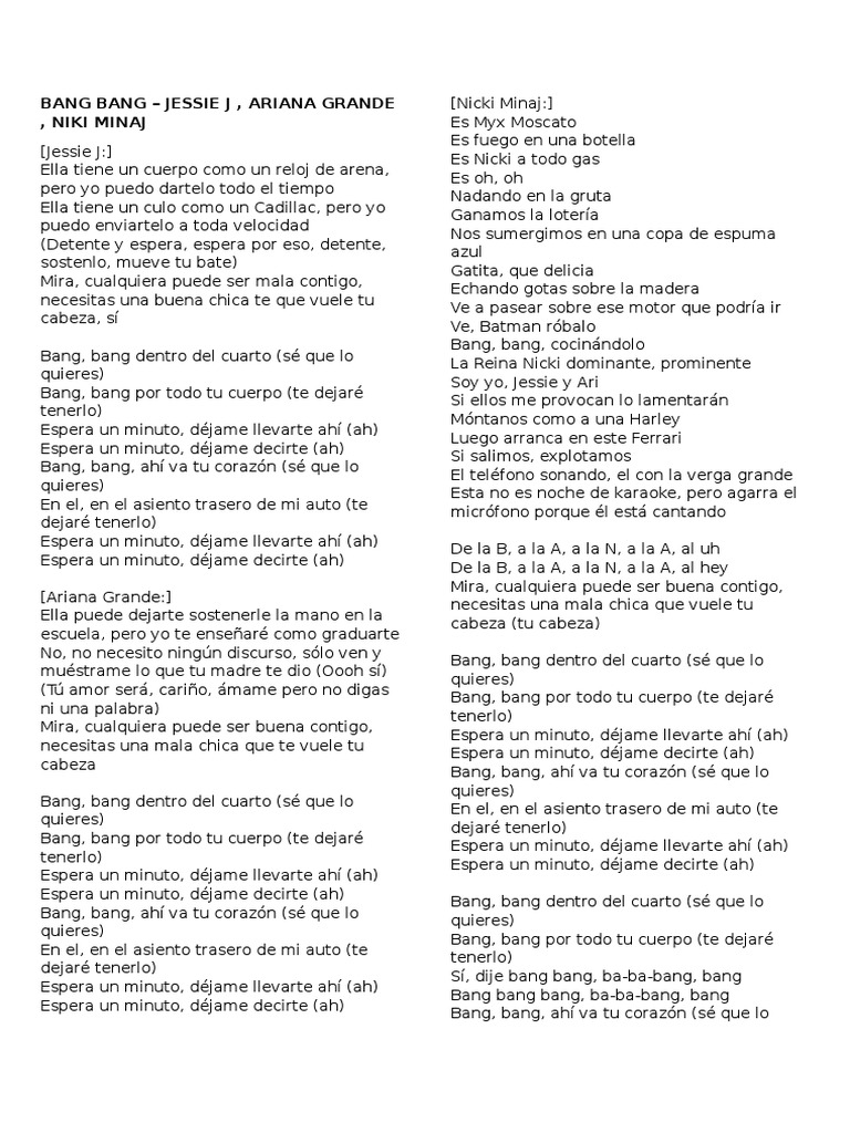 Letras De Canciones En Ingles Amor Ocio