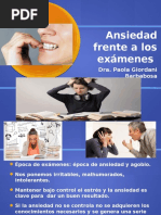 Ansiedad examenes
