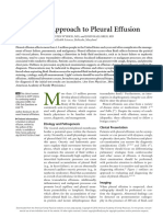 Diagnostic Approach To Pleural Effusion PDF