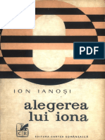 Ianosi, Ion. Alegerea Lui Iona 1973