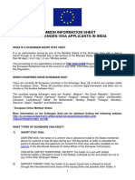 Schengen Common Information Sheet 100915