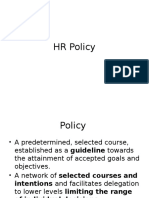 HR Policy