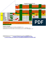 Calendário Escolar 2016 2017