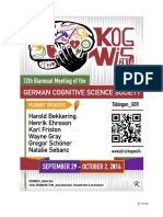 12th Biannual Conference of The German Cognitive Science Society