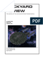 Dockyard Review, The Journal of The Advanced Starship Desing Bureau, Volume 3, Issue 1-January 2326