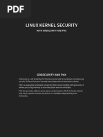 Grsecurity Presentation