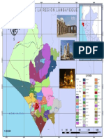 Mapa Distrital de La Región Lambayeque