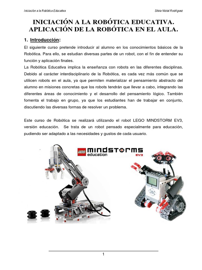 Robótica Educativa en el Aula | PDF | Algoritmos | Lenguaje de programación