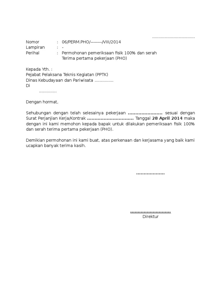 Surat Tawaran Kerja Pdf