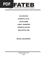 Trabalho Modal Aquaviário