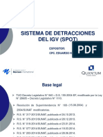 Detracciones y Determinación de IR