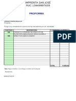 PROFORMA